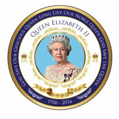 Queen Elizabeth II 90th Birthday Fridge Magnet