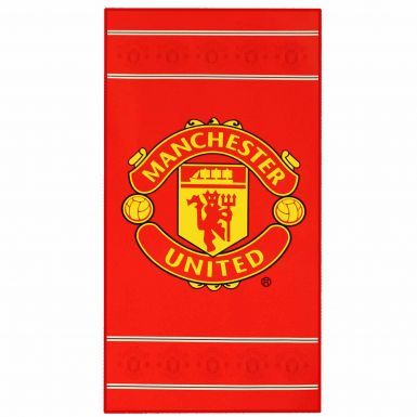 Official Manchester United Big Logo Towel