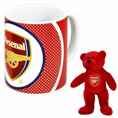 Arsenal FC Mug & Beanie Bear Set