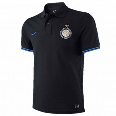 Official Inter Milan Crest Polo Shirt by Nike