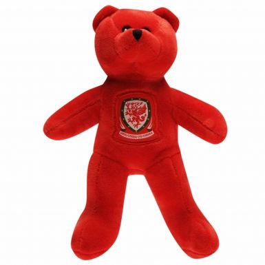 Wales Football Souvenir Beanie Bear