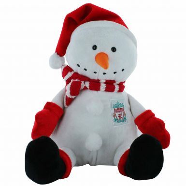 Liverpool FC Plush Christmas Snowman
