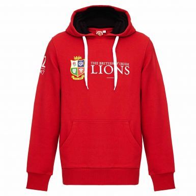 Official British & Irish Lions Rugby Crest New Zealand 2017 Tour Hoodie