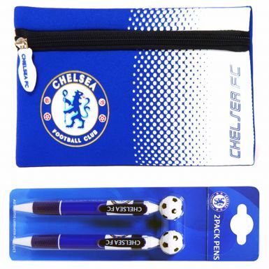 Chelsea FC Pencil Case & 2 Pen Set