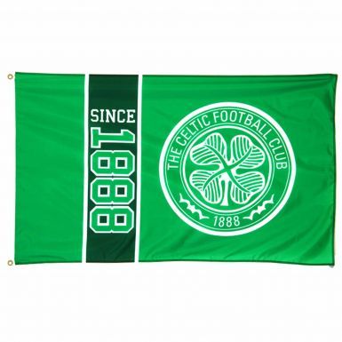 Official Celtic FC Since 1888 Crest Flag
