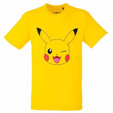 Official Pokémon Winking Pikachu T-Shirt