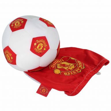 Soft Manchester United Crest Football Cushion