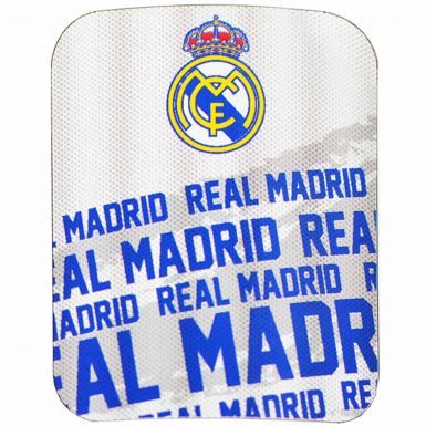 Official Real Madrid Crest Fleece Blanket