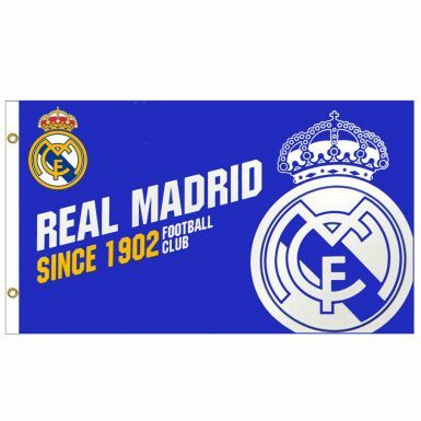 Official Real Madrid Crest Football Flag