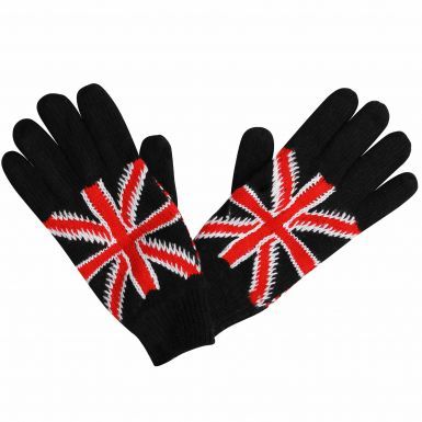 Union Jack Knitted Gloves For Winter