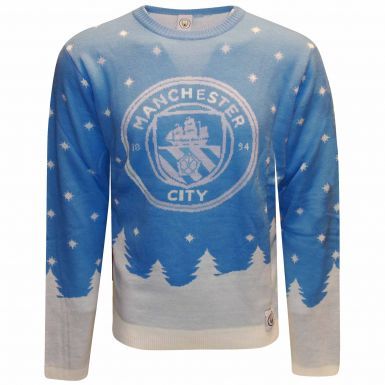 Manchester City Knitted Christmas Jumper