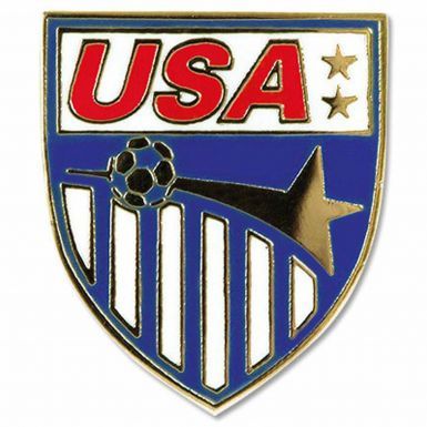USA International Soccer Team Crest Pin Badge