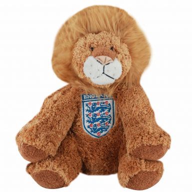 Plush England Football Crest Lion Toy