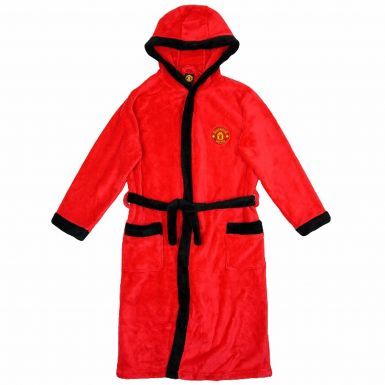 Manchester United Kids Hooded Dressing Gown