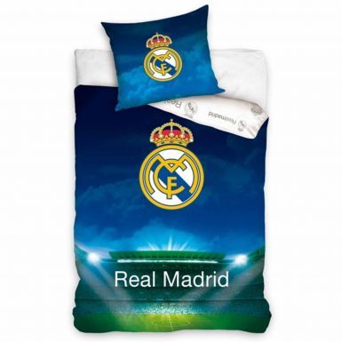 Official Real Madrid Stadium Single Duvet Cover Set