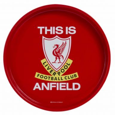 Liverpool FC Football Crest Metal Serving Tray
