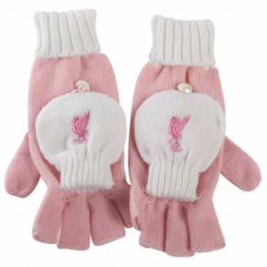 Liverpool FC Ladies Woolly Mittens (Gloves)