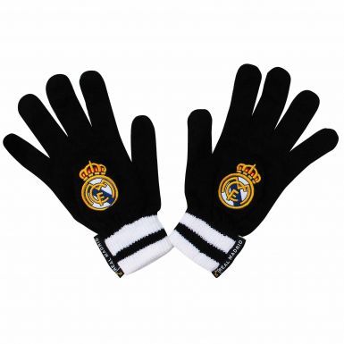 Real Madrid Crest Knitted Gloves