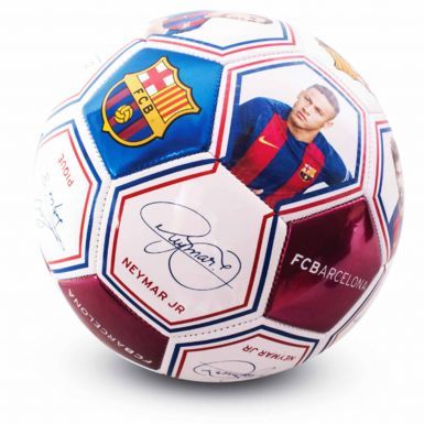 FC Barcelona Photo & Signature Soccer Ball (Size 5)