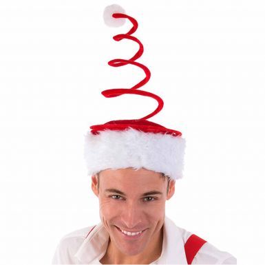 Novelty Unisex Christmas Spiral Hat