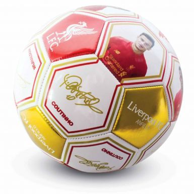 Liverpool FC Photo & Signature Soccer Ball (Size 5)