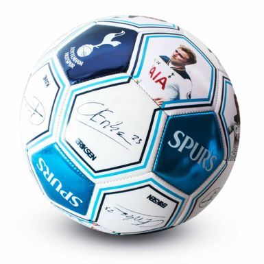 Tottenham Hotspur (Spurs) Photo & Signature Soccer Ball (Size 5)