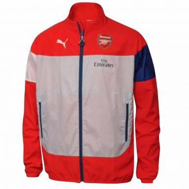 Official Kids Arsenal FC Zipped Leisure Jacket by Puma