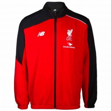Official Liverpool FC Kids Leisure Jacket By New Balance