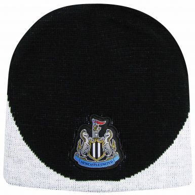 Official Newcastle United Crest Beanie Hat