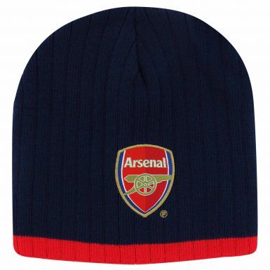Official Arsenal FC Crest Beanie Hat
