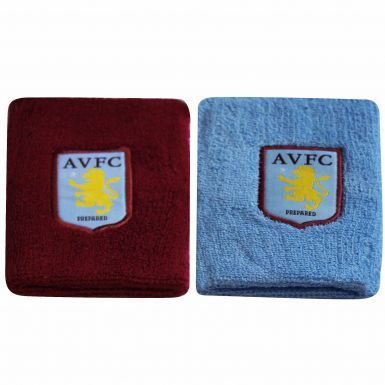 Official Aston Villa Crest Jumbo Wristbands