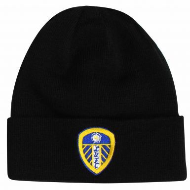Official Leeds United Crest Bronx Hat (Black)