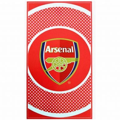 Arsenal FC Bullseye Crest Bath Towel