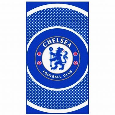 Official Chelsea FC Bullseye Crest Towel
