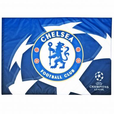 Chelsea FC Crest & Champions League Flag