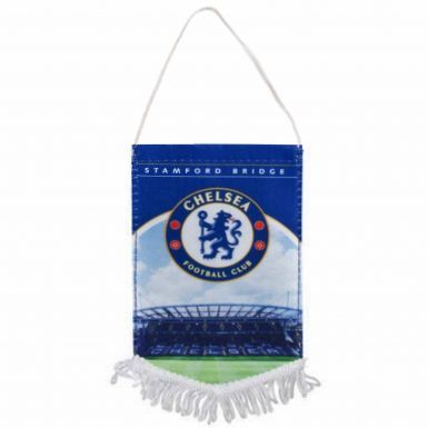Chelsea FC Stadium & Crest Mini Pennant