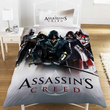 Assassins Creed Montage Single Bed Duvet Cover Set