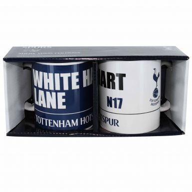 Official Tottenham Hotspur Twin Ceramic Mug Gift Set