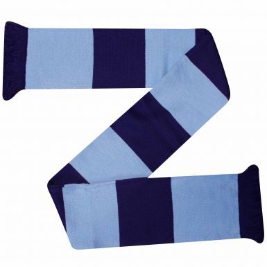 Sky Blue & Navy Blue Traditional Style Bar Scarf