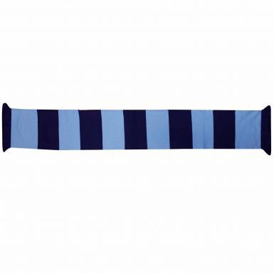Sky Blue & Navy Blue Traditional Style Bar Scarf