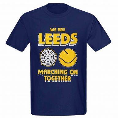 Leeds United Marching on Together T-Shirt