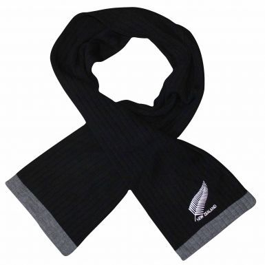 New Zealand Embroidered Fern Logo Rugby Scarf