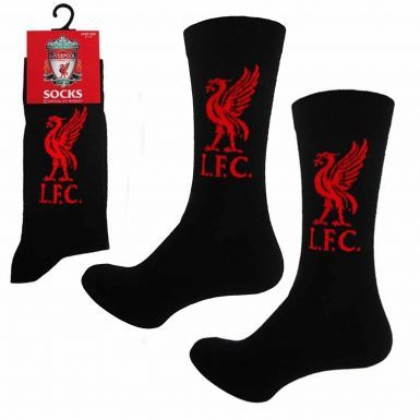 Official Liverpool FC Football Crest Socks (Adults)