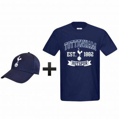 Tottenham Hotspur (Spurs) Soccer T-Shirt & Cap Gift Set