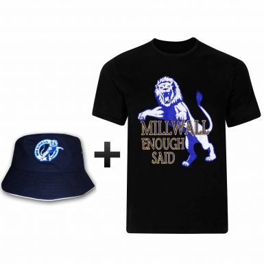 Millwall No One Likes Us T-Shirt & Sun Hat Gift Set