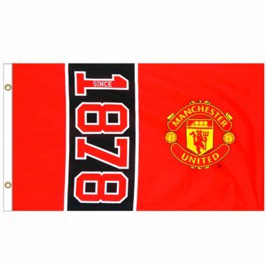 Giant Manchester United EST 1878 Crest Flag