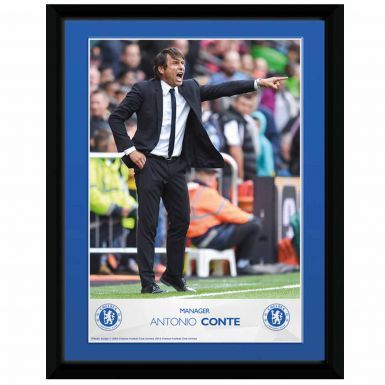 Official Antonio Conte Chelsea FC Manager Framed Print