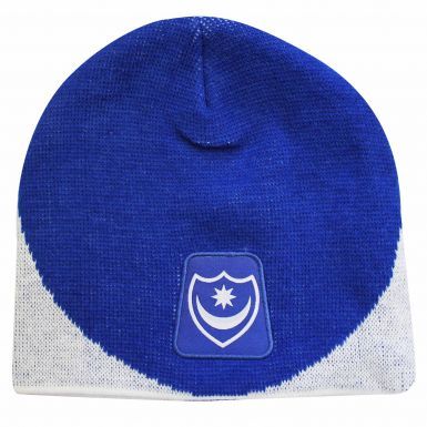 Official Portsmouth FC Crest Beanie Hat
