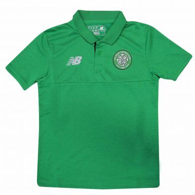 Official Celtic FC Kids Polo Shirt by New Balance