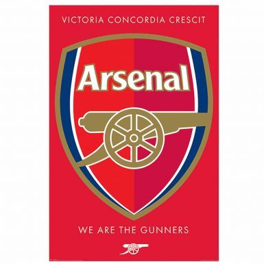 Official Arsenal FC Soccer Crest Poster